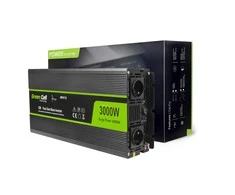 Green Cell Žalias Cell Inverteris 12V/230V 3000W/6000W Sinusinė išėjimo įtampa Žalias Cell
