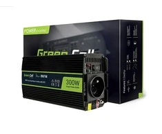 Green Cell Žalias Cell Inverteris 24V/230V 300W/600W sinusinė išėjimo įtampa Žalias Cell