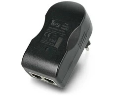 IPS PoE kištuko adapteris - RJ45 - 48V / 0.5A / 24W - juodas