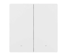 SONOFF M5 2 klavišų sieninis jungiklis 86mm pločio baltas M5-2C-86