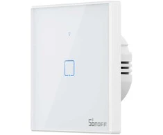 Sonoff T2EU1C WiFi + RF 433 1 kanalo sieninis jungiklis