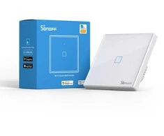 Sonoff T2EU1C WiFi + RF 433 1 kanalo sieninis jungiklis