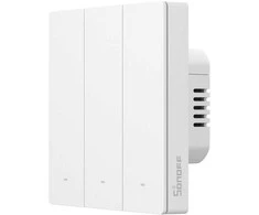 Sonoff SwitchMan ZBM5 Zigbee jungiklis 3 klavišų, baltas 86W