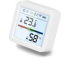 Išmanusis ZigBee temperatūros ir drėgmės jutiklis – su LCD ekranu – Tuya Smart Life – Remotronix ZTHS5