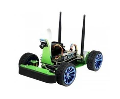 JetRacer, keturių ratų roboto platforma su fotoaparatu, DC ir OLED ekranu, skirtas Nvidia Jetson Nano, Waveshare 17607