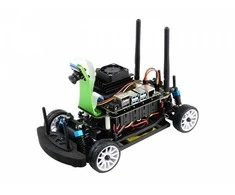 JetRacer Pro Al – keturių ratų roboto platforma su kamera, nuolatinės srovės pavara, OLED ekranu Nvidia Jetson Nano Pro – Waveshare 18432
