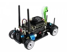 JetRacer Pro Al – keturių ratų roboto platforma su kamera, nuolatinės srovės pavara, OLED ekranu Nvidia Jetson Nano Pro – Waveshare 18432