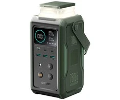 Powerbank Joyroom JR-PBF10 75000mAh 100W 3x USB-C 3x USB-A su sulankstomu žibintuvėliu ir rankena – žalia