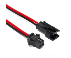 Oem DC greitoji jungtis JST SM 2PIN - su 100mm kabeliu