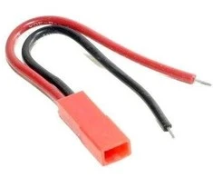 Oem JST kištukas - BEC su kabeliu - 10 vnt - kištukinis 110 mm - (mažas)
