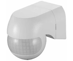 Judesio daviklis, PIR, 12m 800W 180° IP20 sieninis Eurolight