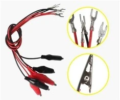 Oem Jungiamasis laidas 20cm - jungtis - krokodilas - paprastoms elektros grandinėms kurti