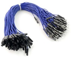 Oem Jungiamieji laidai lizdas-kaištis 20cm mėlynas - 100 vnt