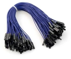 Oem Jungiamieji laidai lizdas-lizdas 20cm mėlynas - 100 vnt