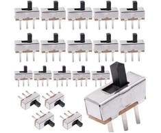 Jungiklis 9x4mm - 2 padėčių ĮJUNGTA/IŠJUNGTA - 20 vnt, - skirtas montuoti ant PCB