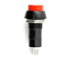 1829# Oem Jungiklis ON-OFF apvalus 250V/1A - raudonas