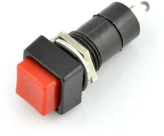 Oem Jungiklis ON-OFF kvadratinis 250V/1A - raudonas