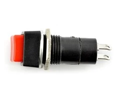 Oem Jungiklis ON-OFF kvadratinis 250V/1A - raudonas