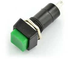 Oem Jungiklis ON-OFF kvadratinis 250V/1A - žalias