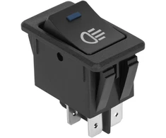 Złącze Oem Jungties jungiklis 12V šviesos jungiklis su mėlynu diodu
