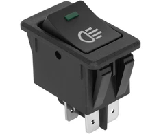 Złącze Oem Jungties jungiklis 12V šviesos jungiklis su žaliu diodu