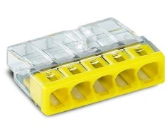 Jungtis 5x0.5-2.5mm geltona WAGO