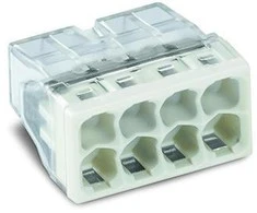 Jungtis 8x0.5-2.5mm balta WAGO