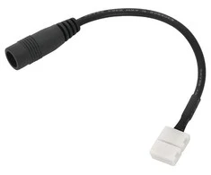 5718# Oem Jungtis LED juostai 8mm su DC lizdu 2.1x5.5mm