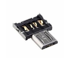 Oem Jungtis OTG microUSB kištukas - USB A lizdas
