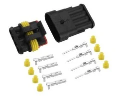 Złącze Oem Superseal 4 PIN jungčių rinkinys - kištukas + 4PIN lizdas - hermetiška jungtis