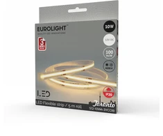 Juosta LED 10W 12V 4000K COB IP20 5m Eurolight