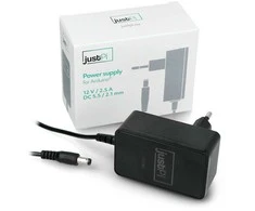 JustPi 12V/2.5A maitinimo šaltinis, skirtas Arduino - DC 5.5/2.1mm kištukas