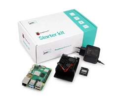 justPi rinkinys – Raspberry 5 WiFi, 4 GB RAM + 32 GB Micro SD + oficialūs priedai