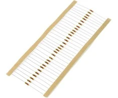 JustPi THT CF anglies rezistorius 1/4W 10kΩ - 30 vnt