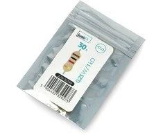 JustPi THT CF anglies rezistorius 1/4W 1.0kΩ - 30 vnt