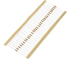 JustPi THT CF anglies rezistorius 1/4W 1.2kΩ - 30 vnt
