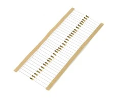 JustPi THT CF anglies rezistorius 1/4W 1MΩ - 30 vnt
