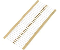 JustPi THT CF anglies rezistorius 1/4W 30Ω - 30 vnt