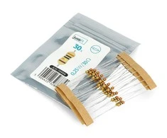 JustPi THT CF anglies rezistorius 1/4W 30Ω - 30 vnt