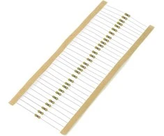 JustPi THT CF anglies rezistorius 1/4W 47Ω - 30 vnt