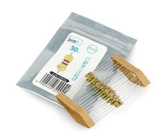 JustPi THT CF anglies rezistorius 1/4W 470Ω - 30 vnt
