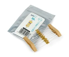 JustPi THT CF anglies rezistorius 1/4W 470kΩ - 30 vnt