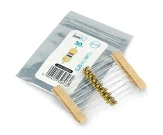 JustPi THT CF anglies rezistorius 1/4W 47Ω - 30 vnt
