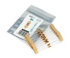 JustPi THT CF anglies rezistorius 1/4W 4.7kΩ - 30 vnt