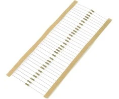 JustPi THT CF anglies rezistorius 1/4W 5.1kΩ - 30 vnt