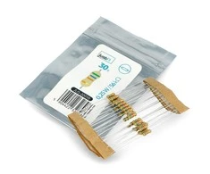 JustPi THT CF anglies rezistorius 1/4W 56kΩ - 30 vnt