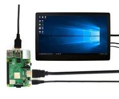 Jutiklinis ekranas (H), talpinis LCD IPS 11.6 1920x1080px HDMI + USB, skirtas Raspberry Pi 4B / 3B+ / 3B / 2B / Zero, Waveshare 15599