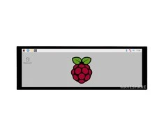 Jutiklinis ekranas, talpinis LCD IPS 7.9" 400x1280px HDMI + USB, skirtas Raspberry Pi, Waveshare 17916