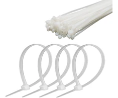 Kabelio juosta 4.8 mm/30 cm balta Cabletech 50 vnt.