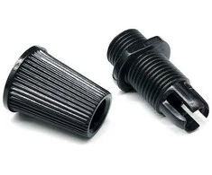 Oem Kabelio užraktas su sriegiu - juodas - skirtas 6.5 mm kabeliui - Kabelio spaustukas - 10 vnt